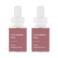 Cranberry Fizz - Seasonal Home Fragrance Refill for Smart Fragrance Diffusers - up to 120-Hours per Vial (2-Pack) Red